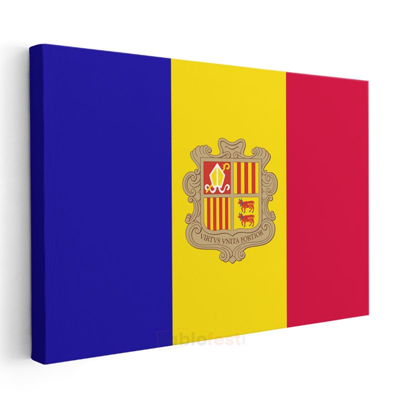 Moldova Bayrağı - Kanvas Tablo