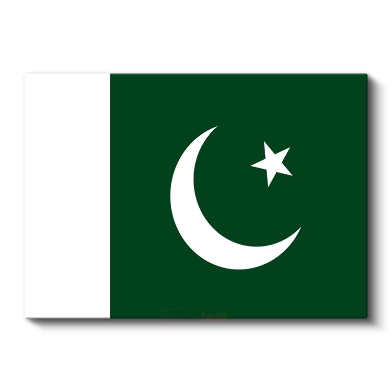 Pakistan Bayrağı - Kanvas Tablo