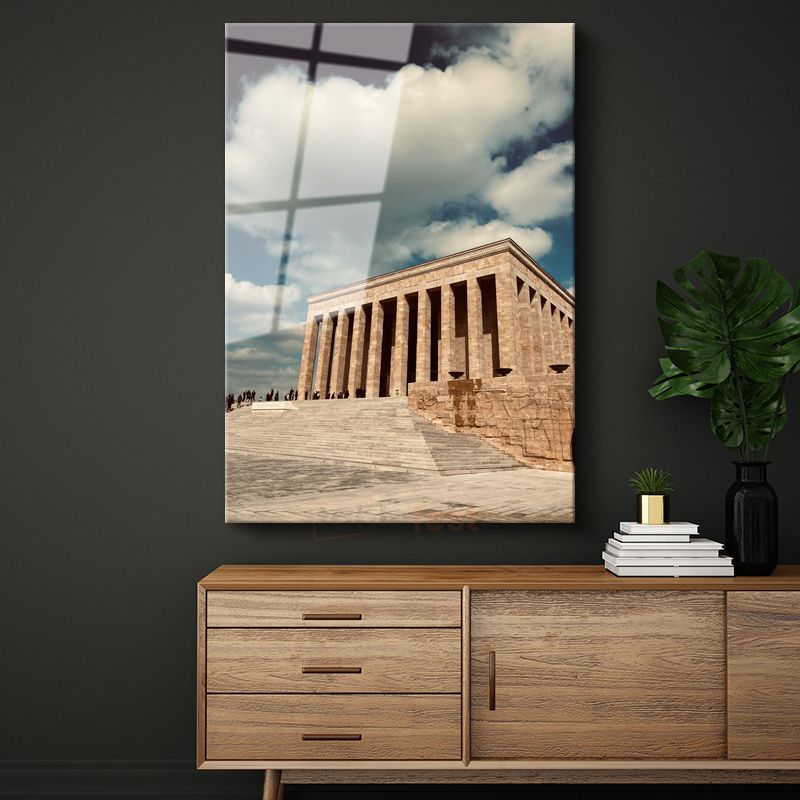 Anıtkabir - Mavi Gökyüzü Altında Cam Tablo
