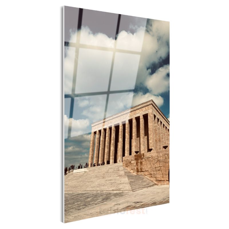 Anıtkabir - Mavi Gökyüzü Altında Cam Tablo