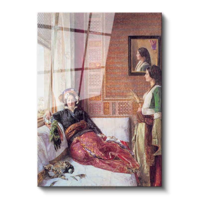 Osman Hamdi Bey - Haremde Cam Tablo