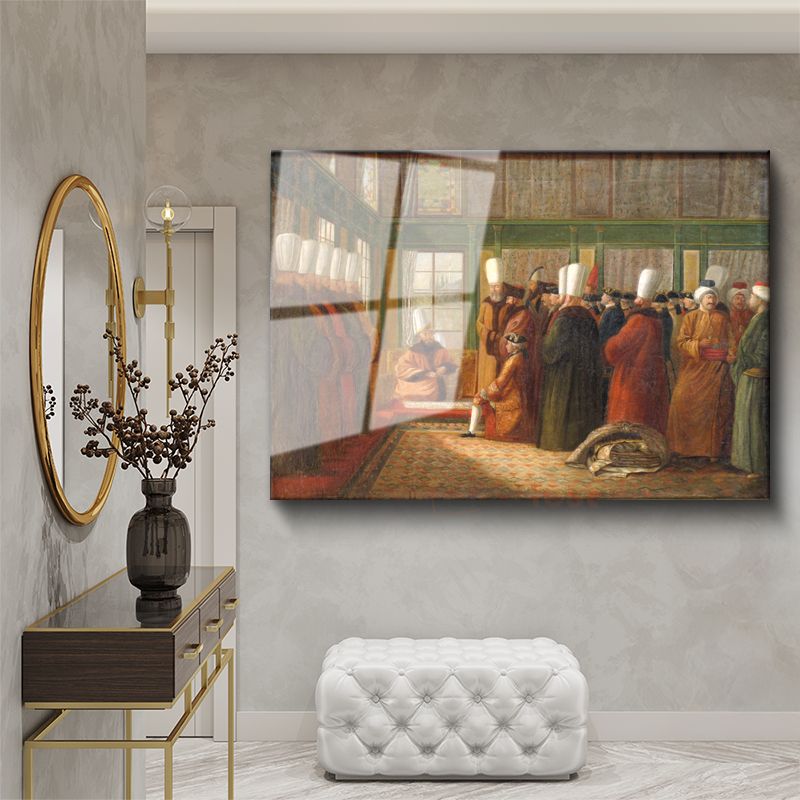Osman Hamdi Bey - Huzur Meclisi Cam Tablo