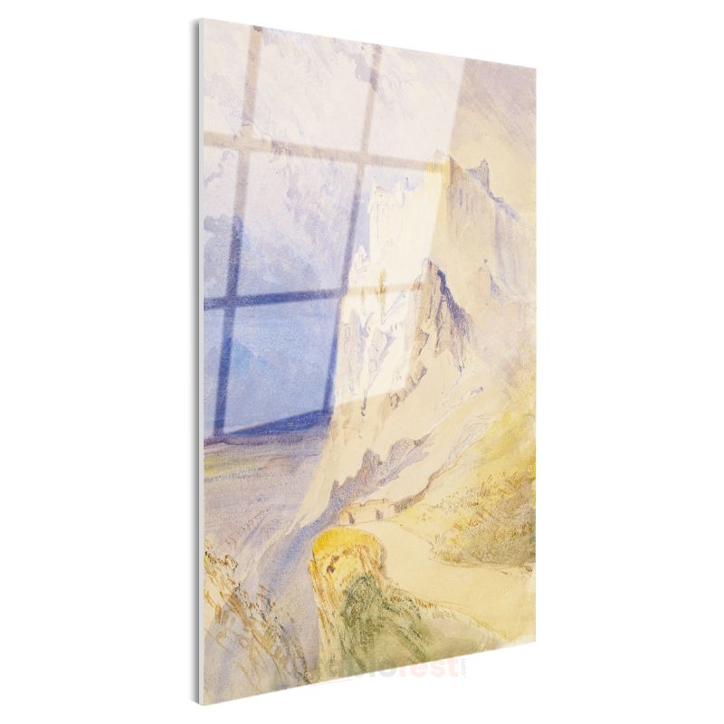J.M.W. Turner - Harlech Kalesi Cam Tablo