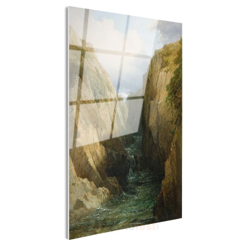 J.M.W. Turner - Kanyon Vadisi Cam Tablo