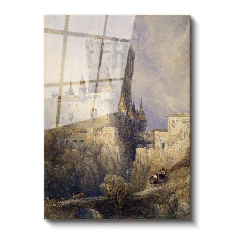 J.M.W. Turner - Segovia Kalesi Cam Tablo