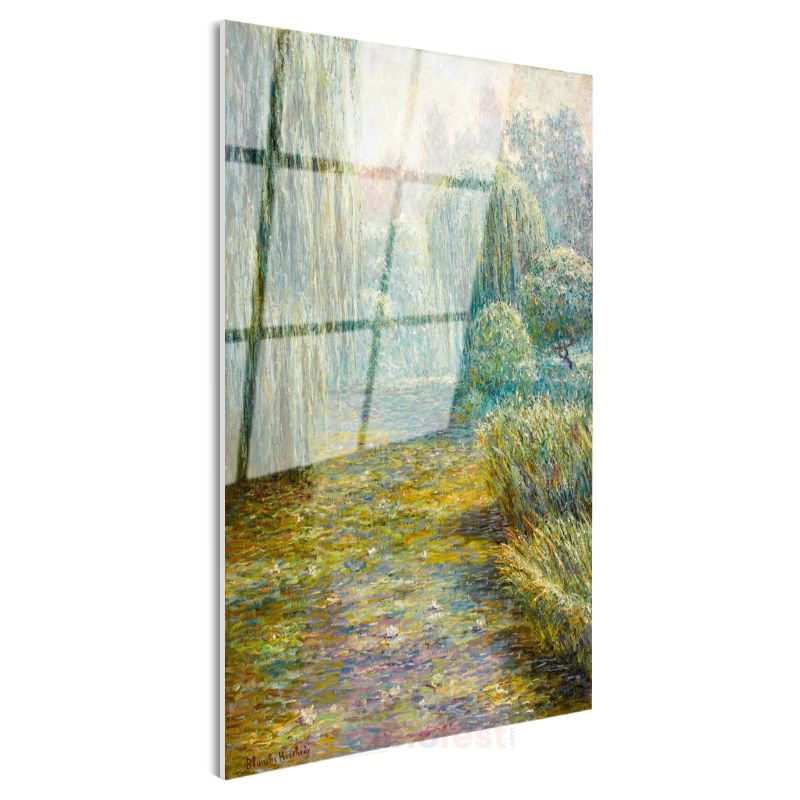Claude Monet - Nilüfer Havuzu Cam Tablo
