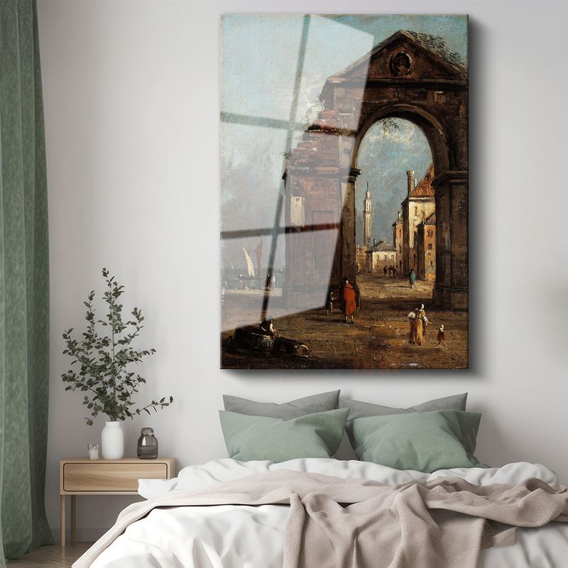 Francesco Guardi - Venedik Kemeri Cam Tablo