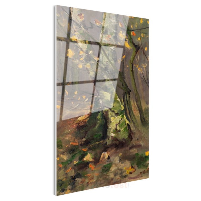 Berthe Morisot - Sonbahar Ormanı Cam Tablo