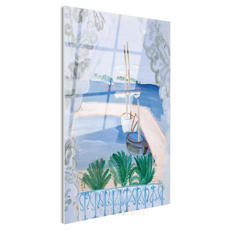 Henri Matisse - Akdeniz Limanı Cam Tablo