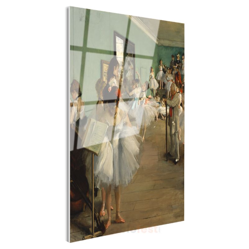 Edgar Degas - Dans Dersi Cam Tablo