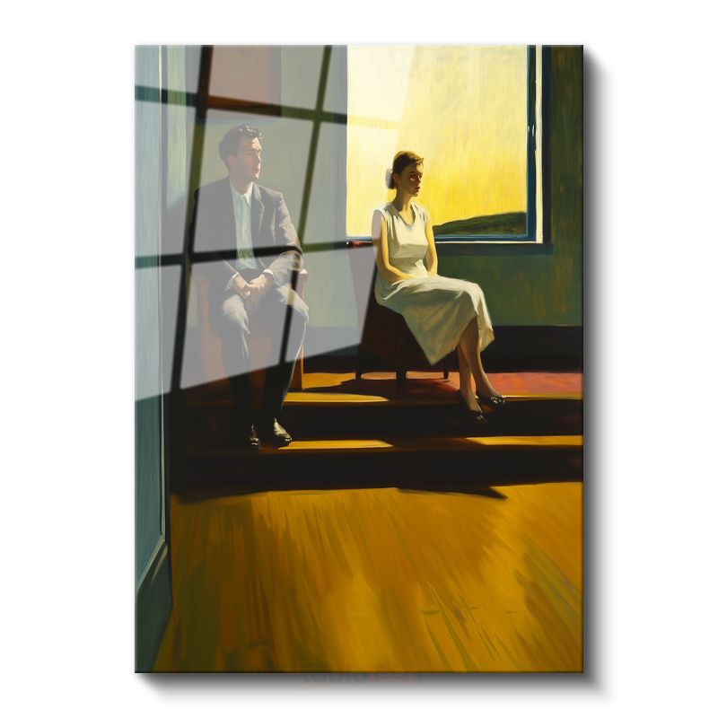 Edward Hopper - Excursion into Philosophy Cam Tablo