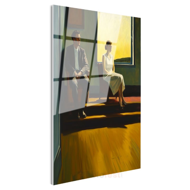 Edward Hopper - Excursion into Philosophy Cam Tablo
