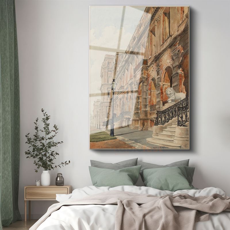 Richard Parkes Bonington - Tarihi Saray Cephesi Cam Tablo