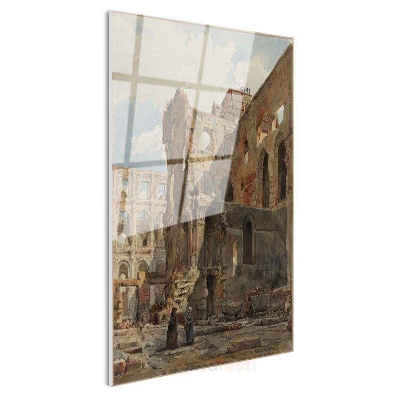 Richard Parkes Bonington - Hotel de Ville Cam Tablo