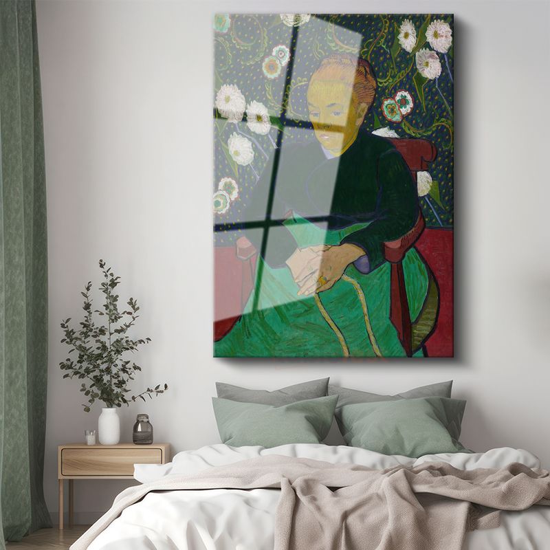 Vincent van Gogh - Madam Roulin Portresi Cam Tablo