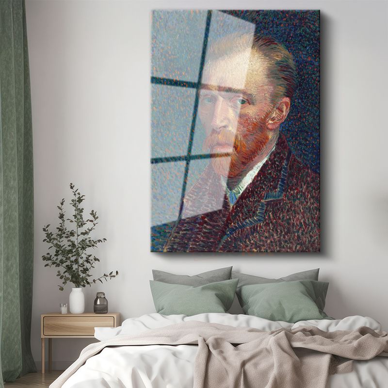 Vincent van Gogh - Otoportre Cam Tablo