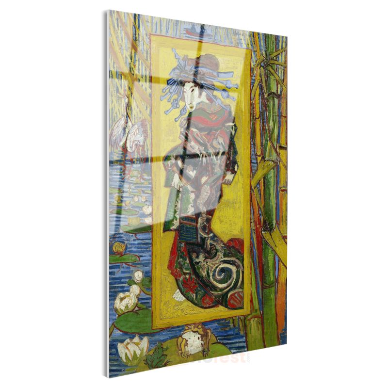 Vincent van Gogh - Courtesan (Oiran) Cam Tablo