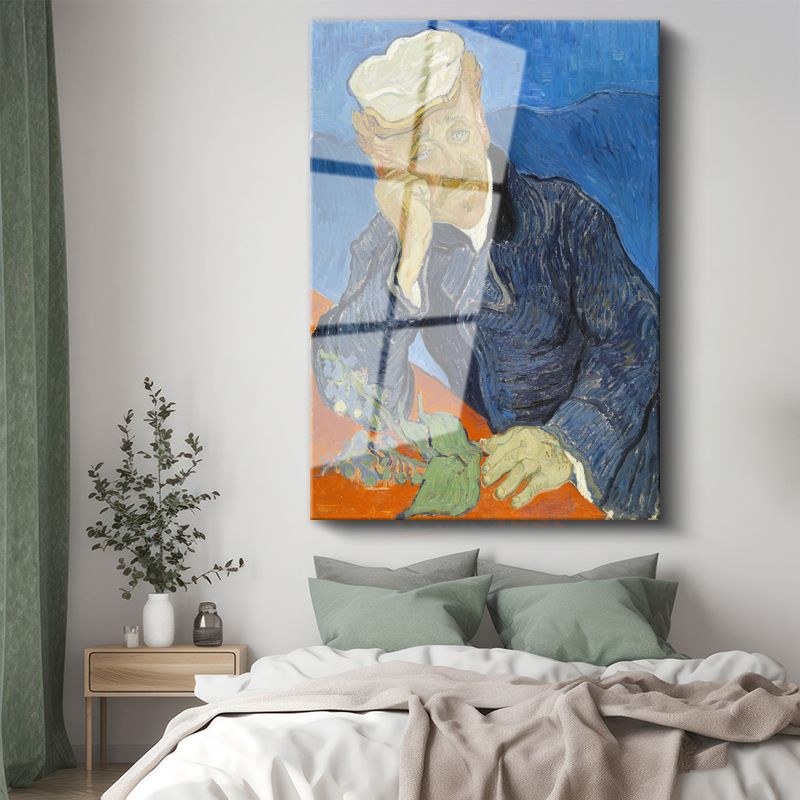 Vincent van Gogh - Dr. Paul Gachet'nin Portresi Cam Tablo