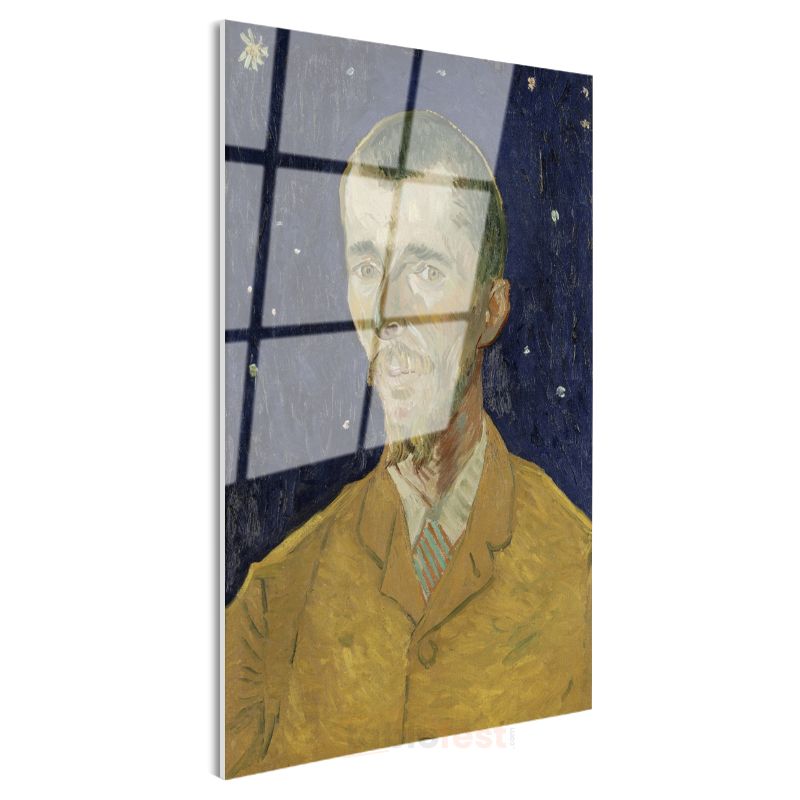Vincent van Gogh - Eugène Boch'un Portresi Cam Tablo
