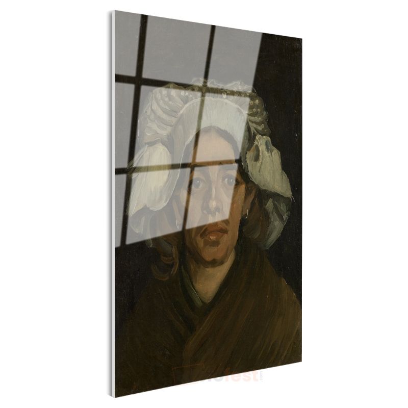 Vincent van Gogh - Gördes'li Kadın Cam Tablo