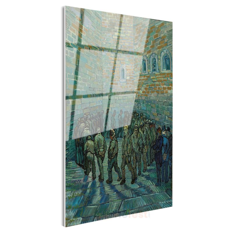 Vincent van Gogh - Hapishane Avlusu Cam Tablo