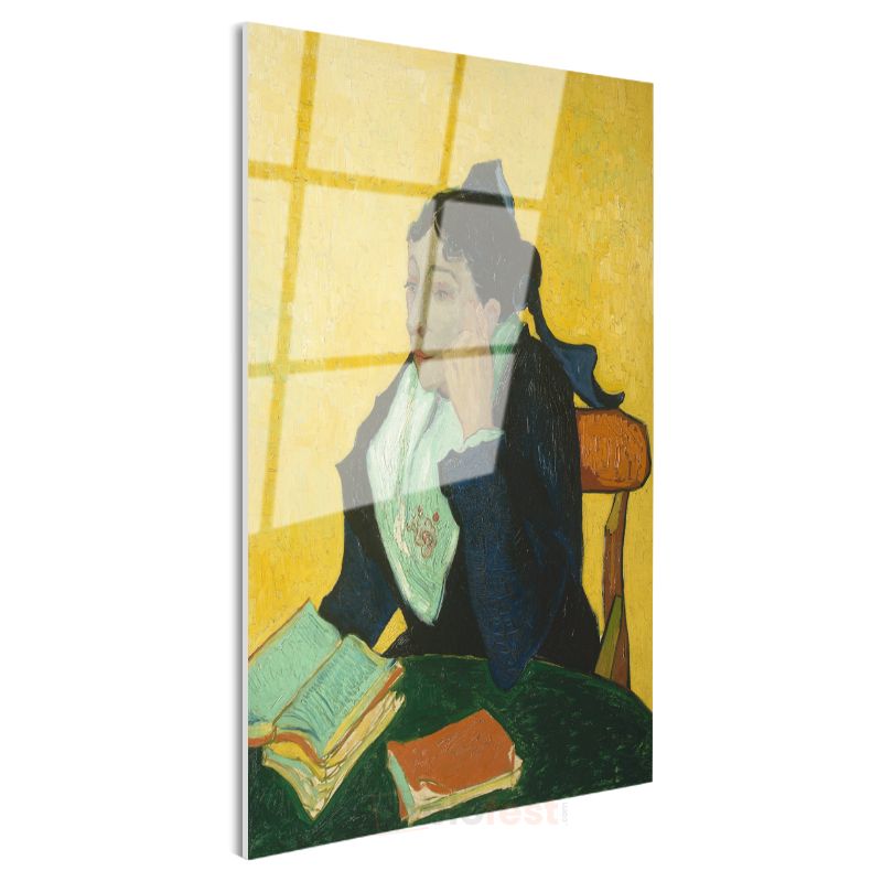 Vincent van Gogh - Arlesli Madam Ginoux Portresi Cam Tablo