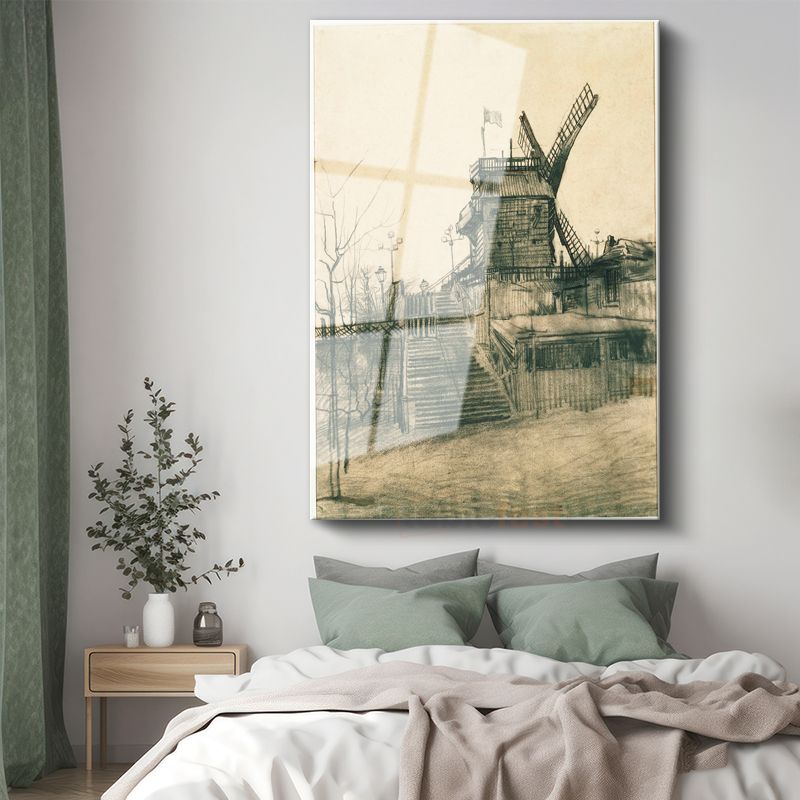 Vincent van Gogh - Le Moulin de Blute-Fin Cam Tablo