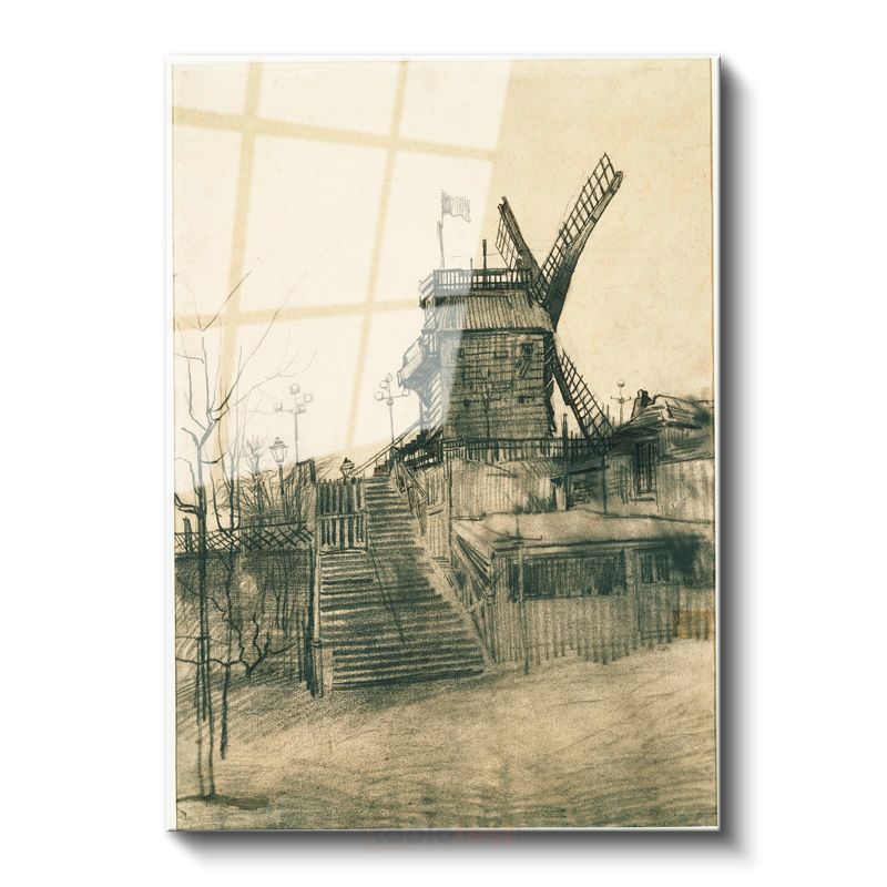 Vincent van Gogh - Le Moulin de Blute-Fin Cam Tablo