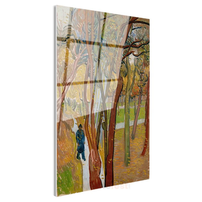 Vincent van Gogh - Sonbahar Manzarası Cam Tablo