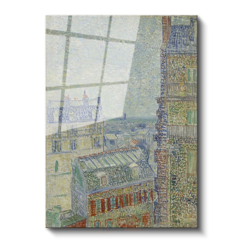 Vincent van Gogh - Paris Manzarası Cam Tablo
