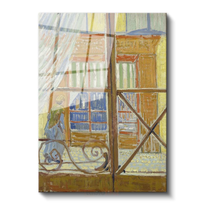 Vincent van Gogh - Pencereden Görünüm Cam Tablo