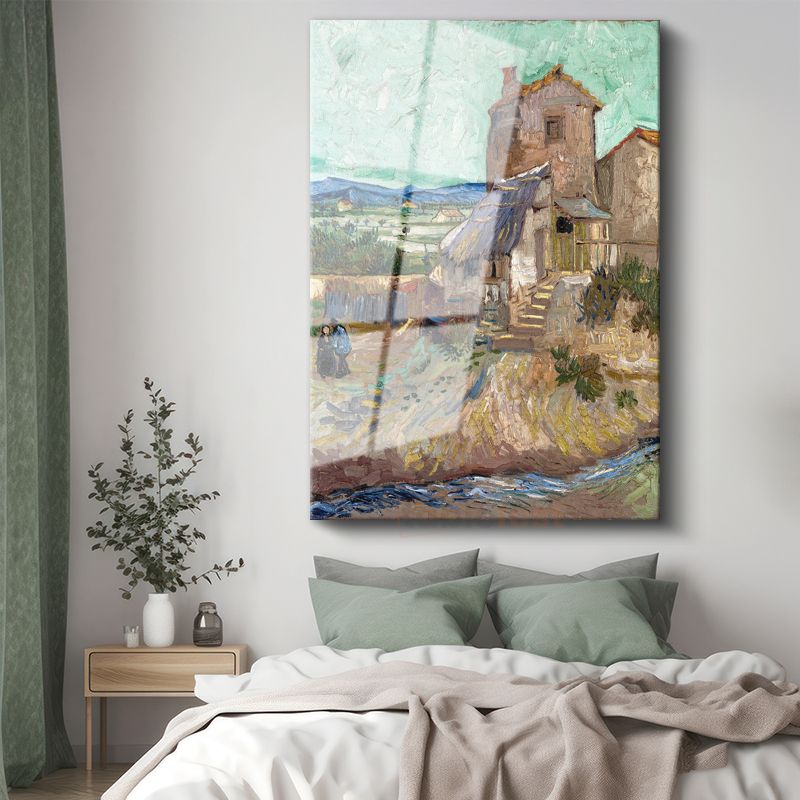 Vincent van Gogh - Eski Değirmen Cam Tablo