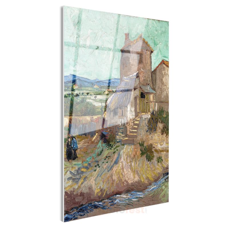 Vincent van Gogh - Eski Değirmen Cam Tablo