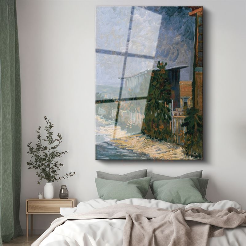 Vincent van Gogh - Montmartre Sokağı Cam Tablo