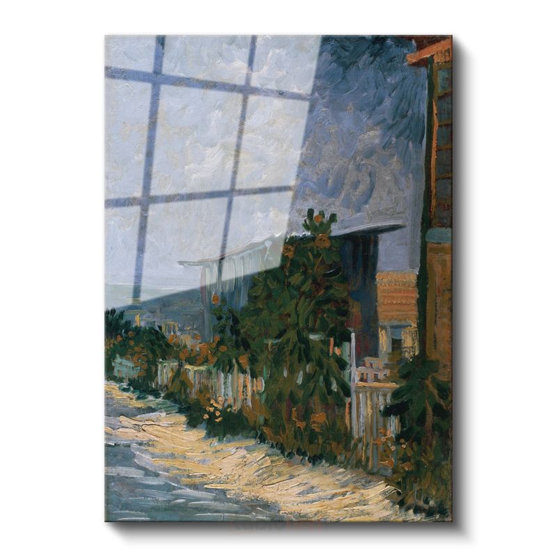 Vincent van Gogh - Montmartre Sokağı Cam Tablo