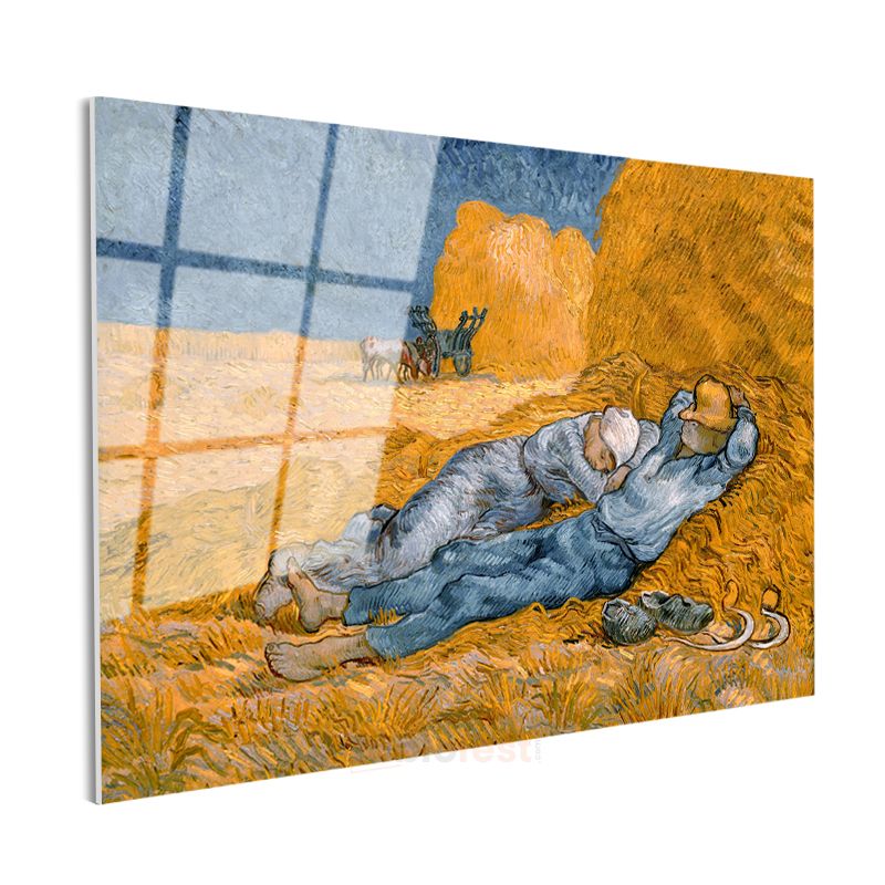 Vincent van Gogh - Öğle Uykusu Cam Tablo