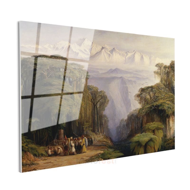 Edward Lear - Himalayalar Cam Tablo