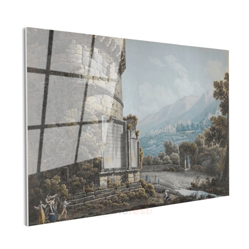Giovanni Battista Piranesi - Roma Kalıntıları Cam Tablo