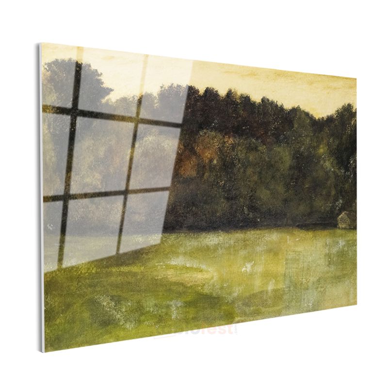 Edgar Degas - Sonbahar Ormanı Cam Tablo