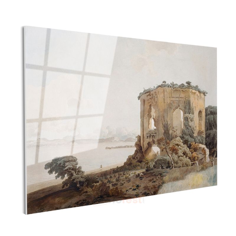 William Turner - Roma Harabeleri Cam Tablo