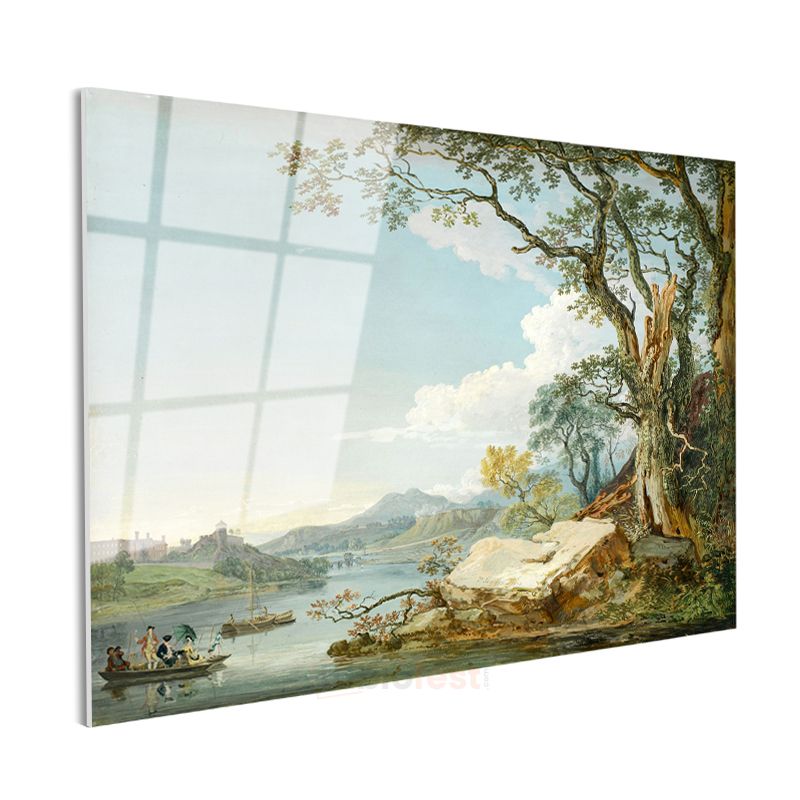 Richard Wilson - İtalyan Manzarası Cam Tablo