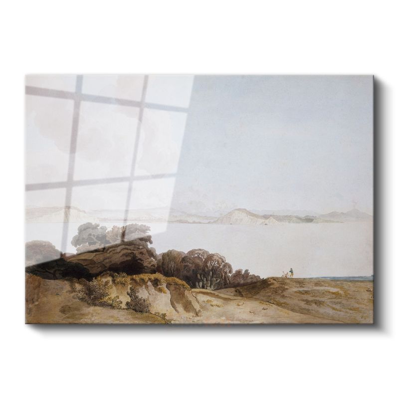 J.M.W. Turner - Kıyı Manzarası Cam Tablo