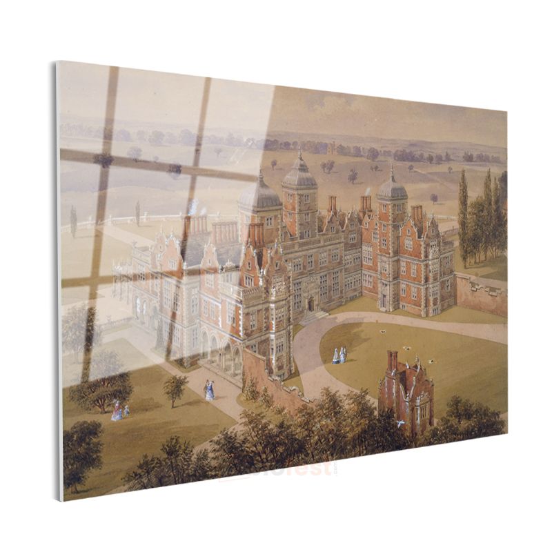 William Daniell - Aston Hall Malikânesi Cam Tablo