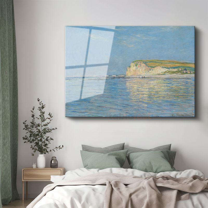 Claude Monet - Pourville Sahili Cam Tablo