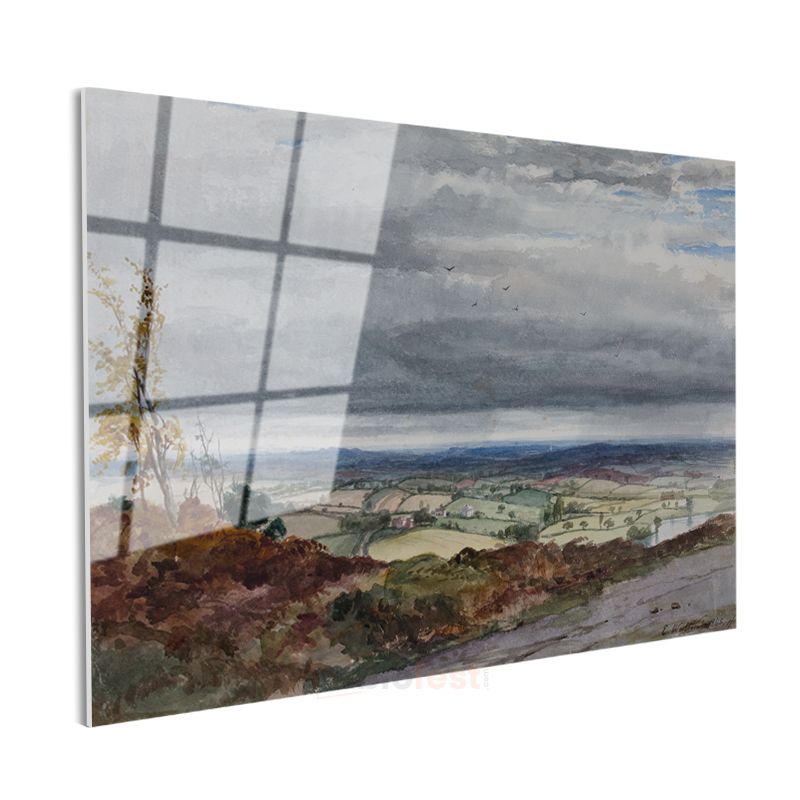 William Turner - Kırsal Manzara Cam Tablo