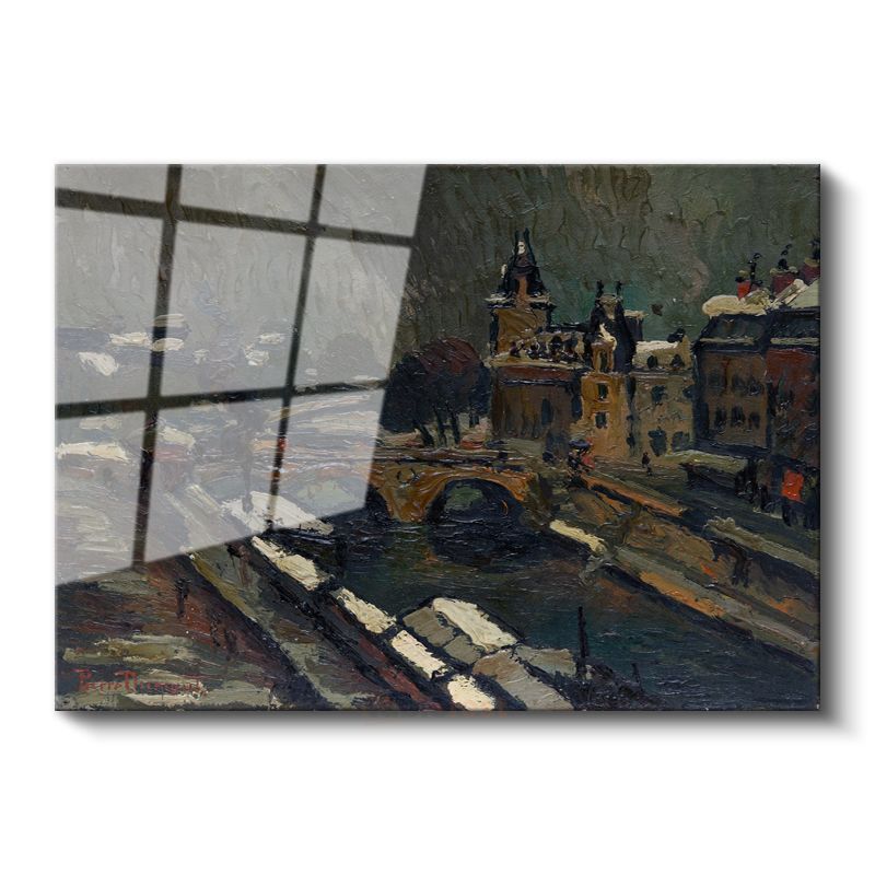 Tavik František Šimon - Paris Köprüsü Cam Tablo