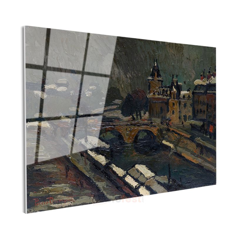 Tavik František Šimon - Paris Köprüsü Cam Tablo