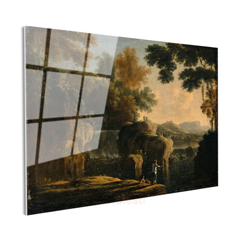 Claude Lorrain - Pastoral Manzara Cam Tablo