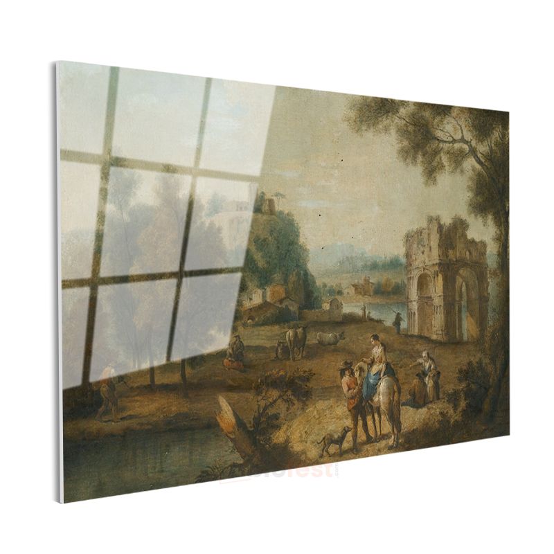 Richard Wilson - İtalyan Manzarası Cam Tablo