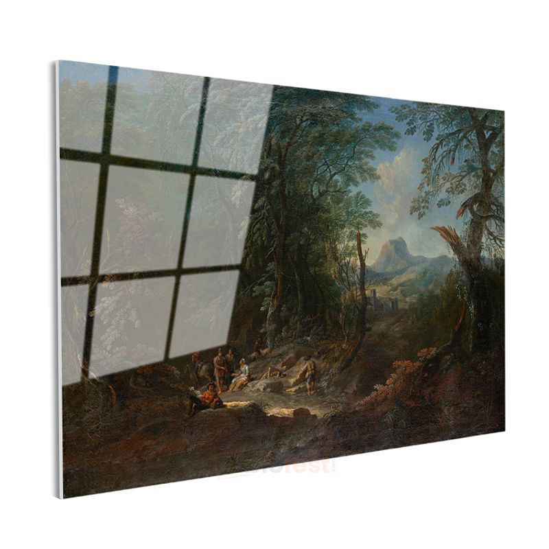 Alexander Nasmyth - Orman Yolu Cam Tablo